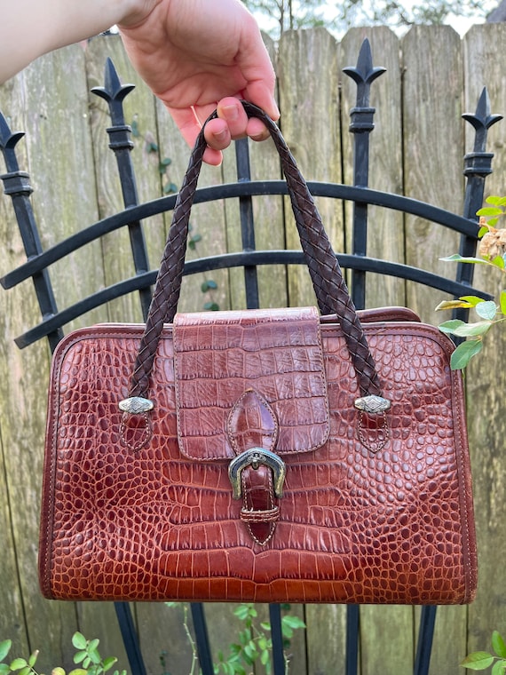 Vintage Mock Croc Brighton Handbag