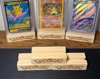 Pokemon TCG card stand/wall display Set of 6!