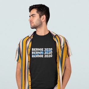 Bernie Sanders Shirts, Feel The Bern Womens t-Shirts, Bernie 2020 Kurzarm Herren T-Shirt