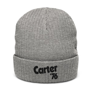 Jimmy Carter Hat Retro 1976 Cappello a costine ricamato Berretto