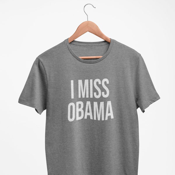 I Miss Obama T Shirt, President Barak Obama Election 2020 Short Sleeve T-Shirt