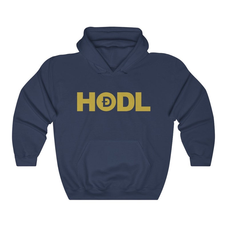 Dogecoin Hoodie, Cryptocurrency Shirt, Crypto Hoodie, Dogecoin HODL Hooded Sweatshirt image 2