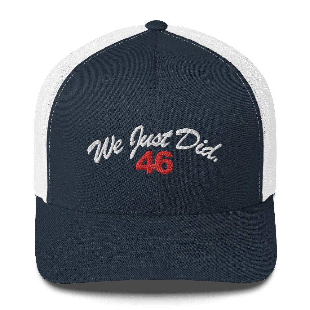46 Hat Biden Embroidered Trucker Cap 