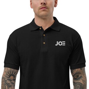 Joe Biden Polo T-Shirt Classic JOE Embroidered Polo Shirt
