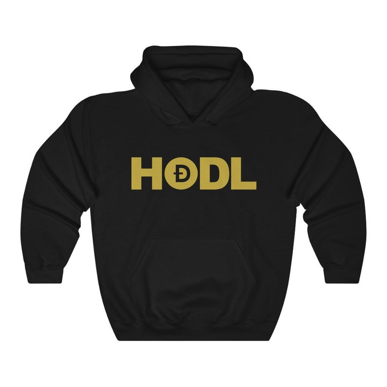 Dogecoin Hoodie, Cryptocurrency Shirt, Crypto Hoodie, Dogecoin HODL Hooded Sweatshirt image 4