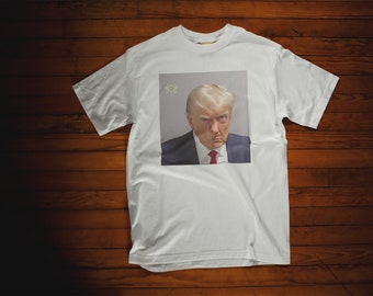 Trump Mugshot T-Shirt Official Donald Trump Mug Shot Unisex Tee