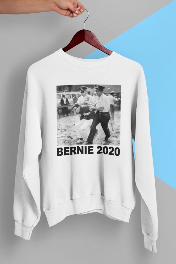 Bernie Sanders Arrested Bernie 2020 Shirt Crewneck Sweatshirt Etsy Ireland