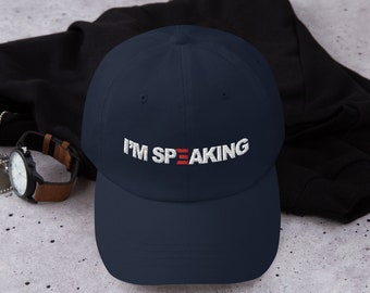 I’m Speaking Hat Kamala Harris Brodé Casquette de baseball classique