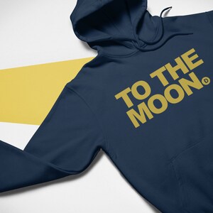 Dogecoin Hoodie, Cryptocurrency Shirt, Crypto Sweater, Dogecoin To The Moon Hooded Sweatshirt