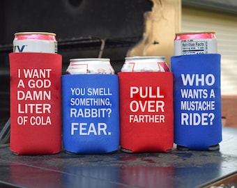 Set of 3+ Super Troopers Koozies | Super Troopers Quotes | Coolies | Can Coolers | Koozy | Can Hugger