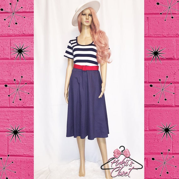 nautical swing dress