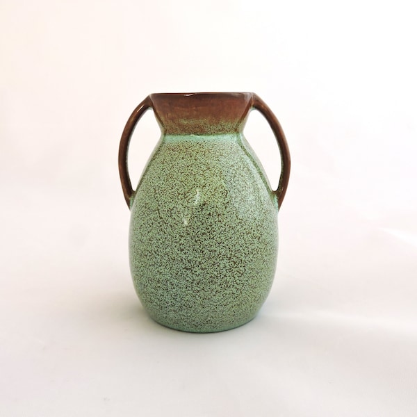 Nicodemus Ohio Art Pottery Vase #44 Rare Green Museum Quality Glaze