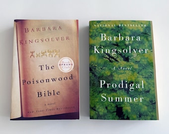 Barbara Kingsolver Poisonwood Bible Prodigal Summer Softcover Set of 2 Trade Paperbacks