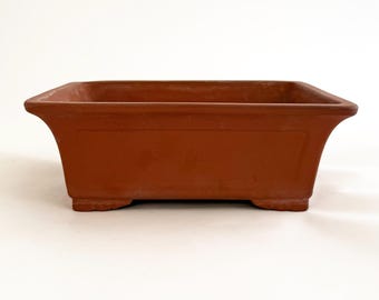 Japanese Bonsai Pot Unglazed Tokoname Vintage