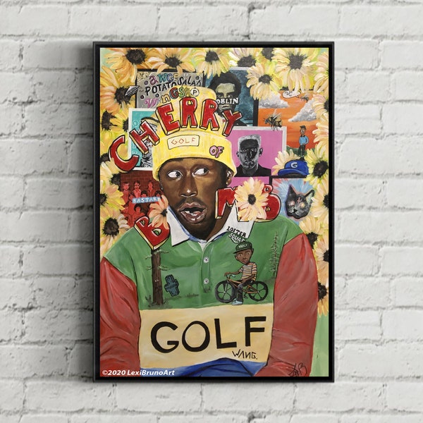 Tyler de Schepper-poster | 16x20" | Tyler de Schepper kunst aan de muur | Tyler the Creator-merchandise | Albumhoeskunst | Igor | Bloemenjongen | Golf Wang