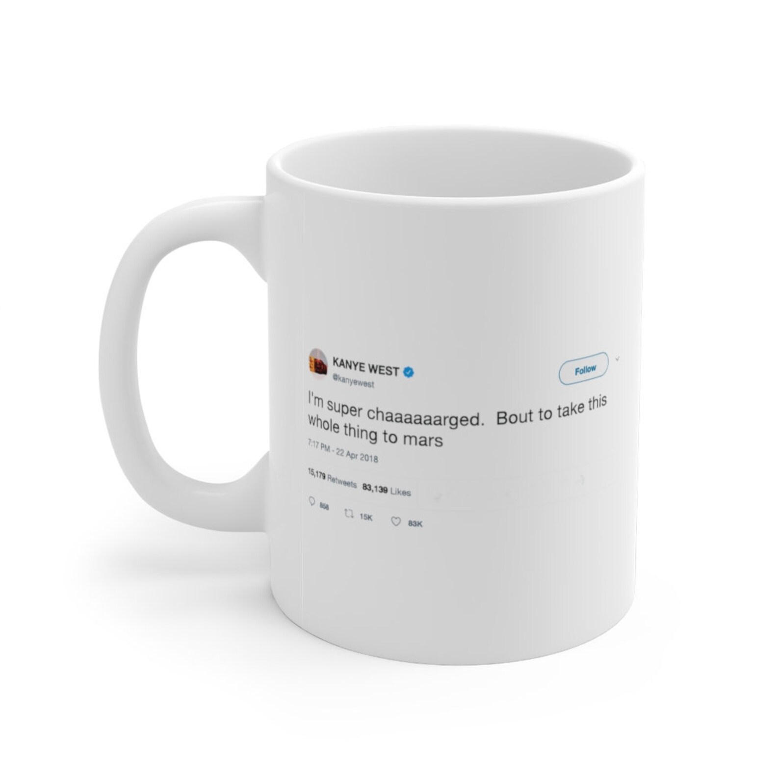 Kanye West Mug 11oz Rap Hip Hop Music Unique Gift Ye Etsy Ireland