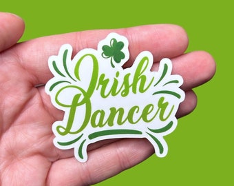 Irish Dancer Fancy Text Sticker