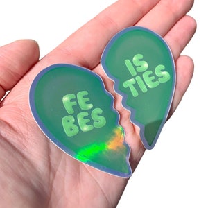 Feis Besties! // Holografische stickerset Irish Dance Best Friend