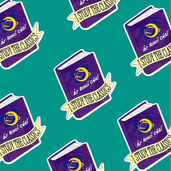 I Study the Classics // Funny Ceili Guidebook Irish Dance Sticker