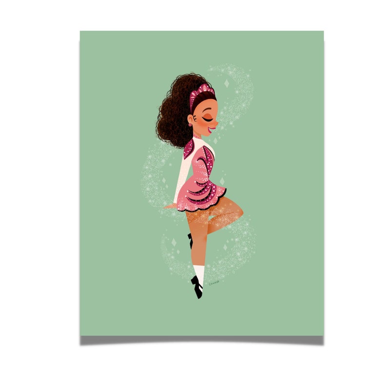 Irish Dancer Art Print // Irish Dance Fine Art Print Etsy