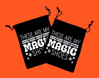 My Magical Irish Dance Shoes! // Drawstring Black Canvas Dance Shoe Bag Storage