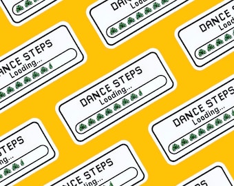 Dance Steps Loading... Irish Dance Sticker
