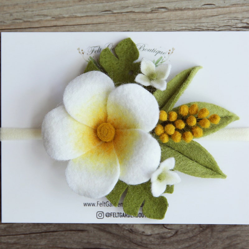 Flower Crown handmade felt alpaca