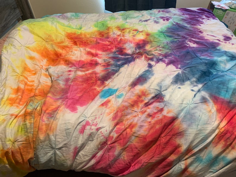 Custom Tie Dye Comforters Etsy