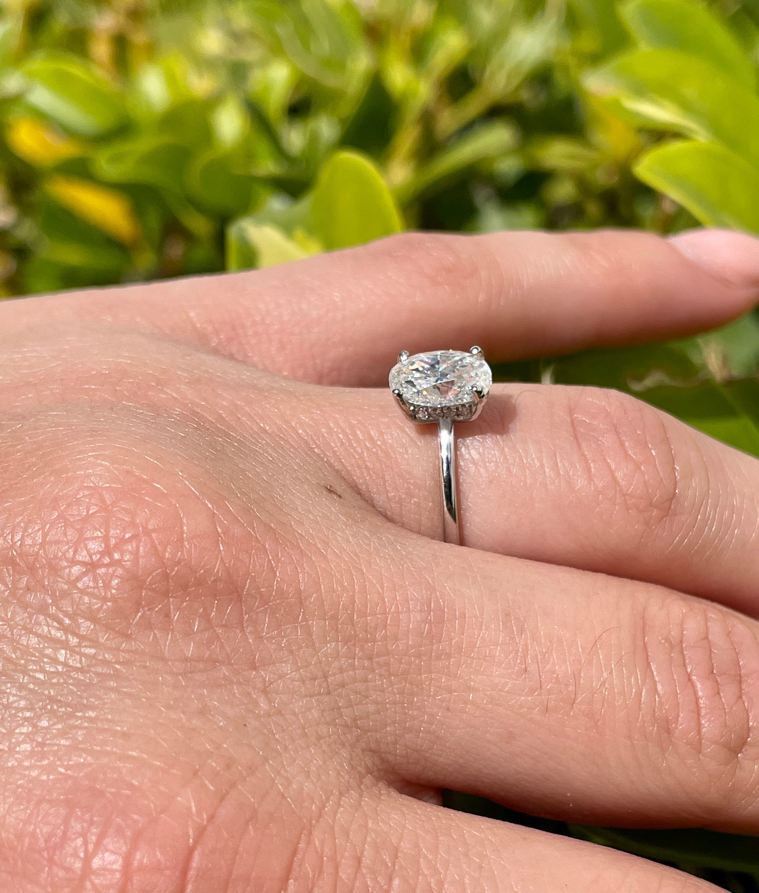 Hidden Halo Round Diamond Engagement Ring - KGR1280 – Jack Kelége