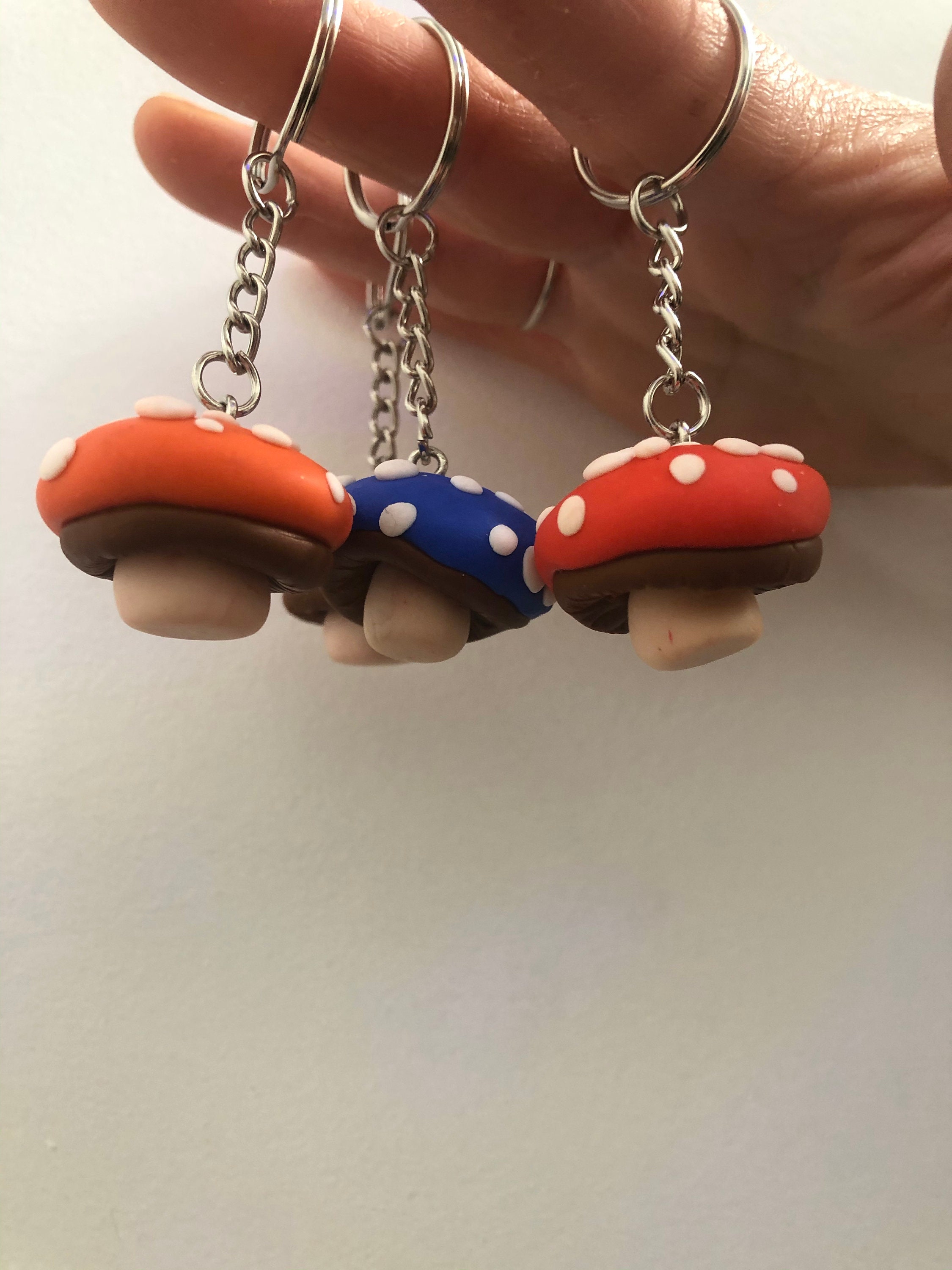 Mushroom Keychain Etsy