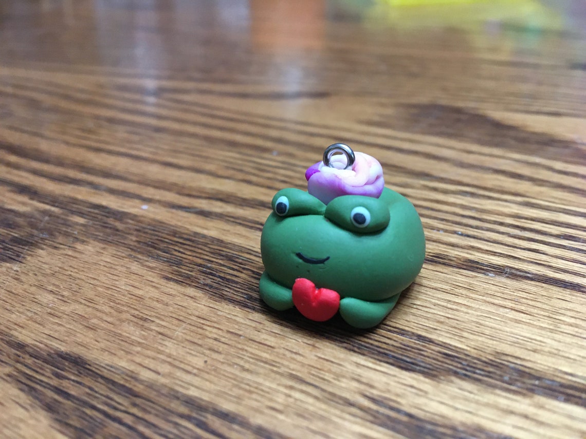 Frog keychain Etsy