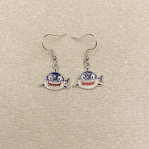 Cartoon Shark Earrings CLEARANCE