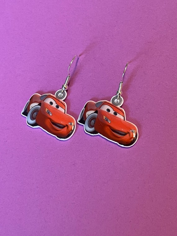 Lightning mcqueen earrings sale