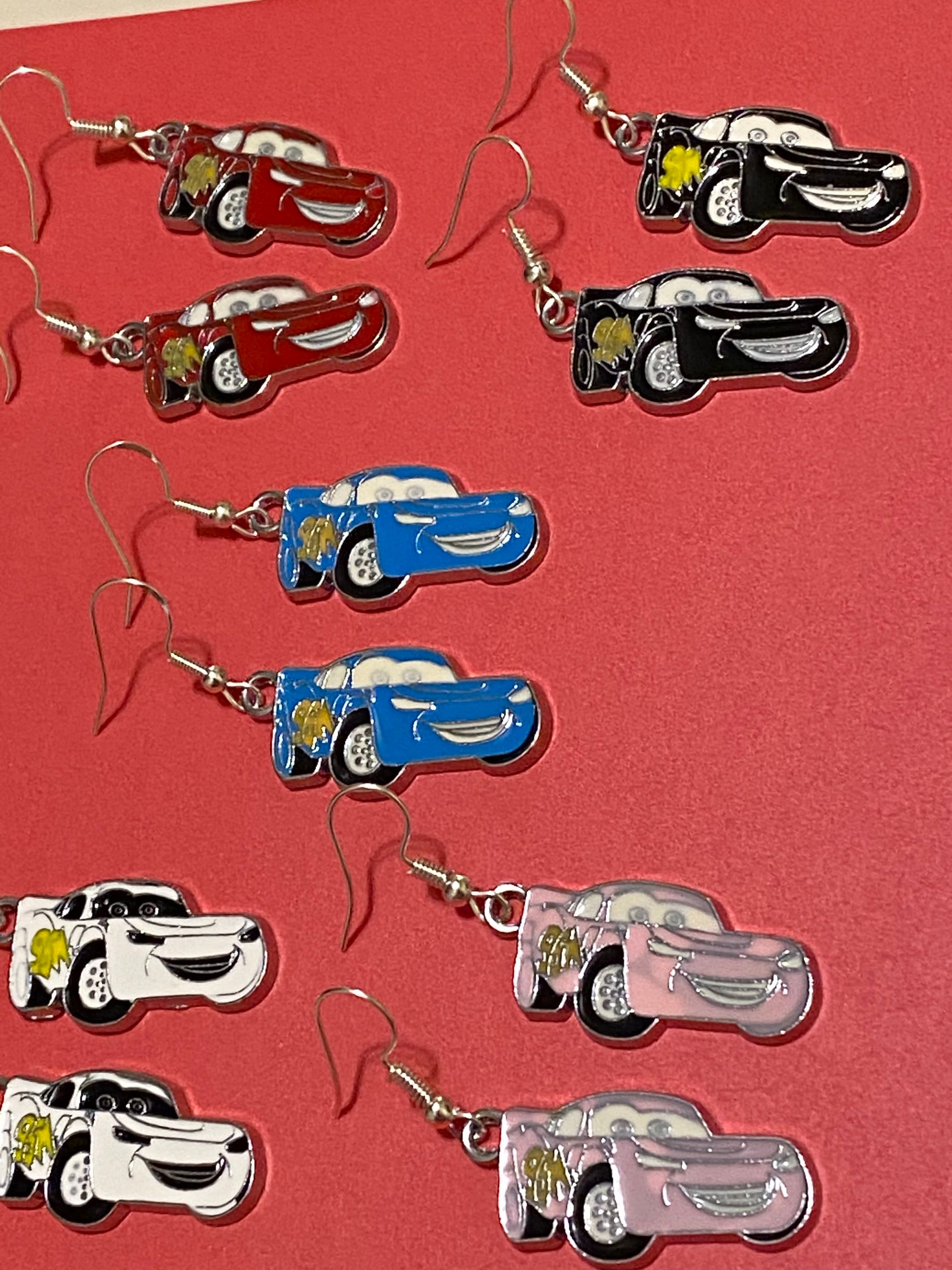 Lightning mcqueen sales earrings
