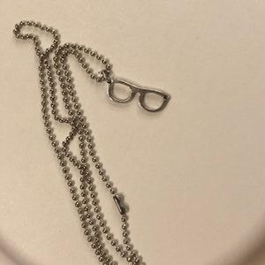 Eyeglasses Charm Necklace