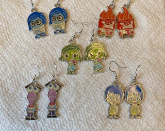 Inside Out Character Charm Earrings