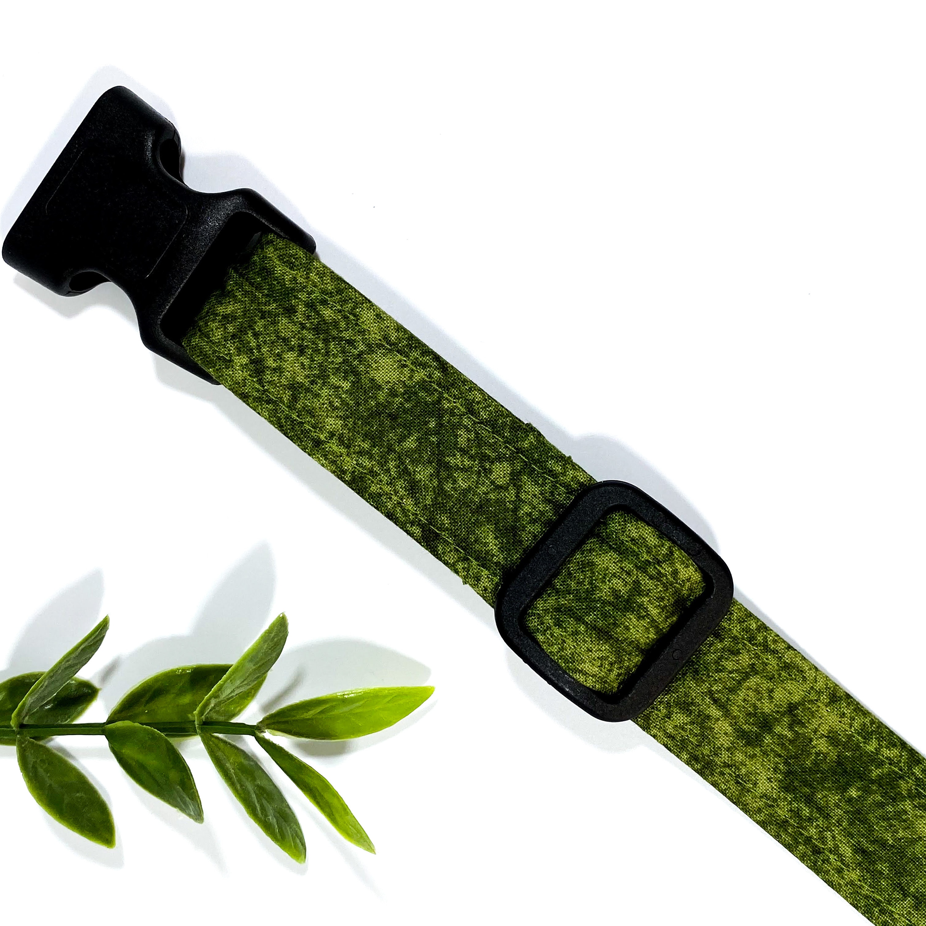 Dark Green Dog Collar Green Cat Collars 100 Soft Cotton Etsy