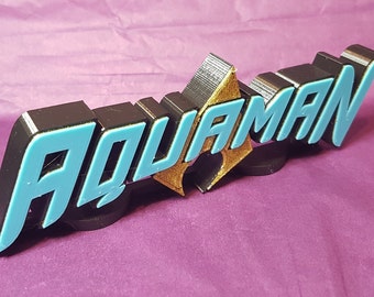 Aquaman Logo Etsy