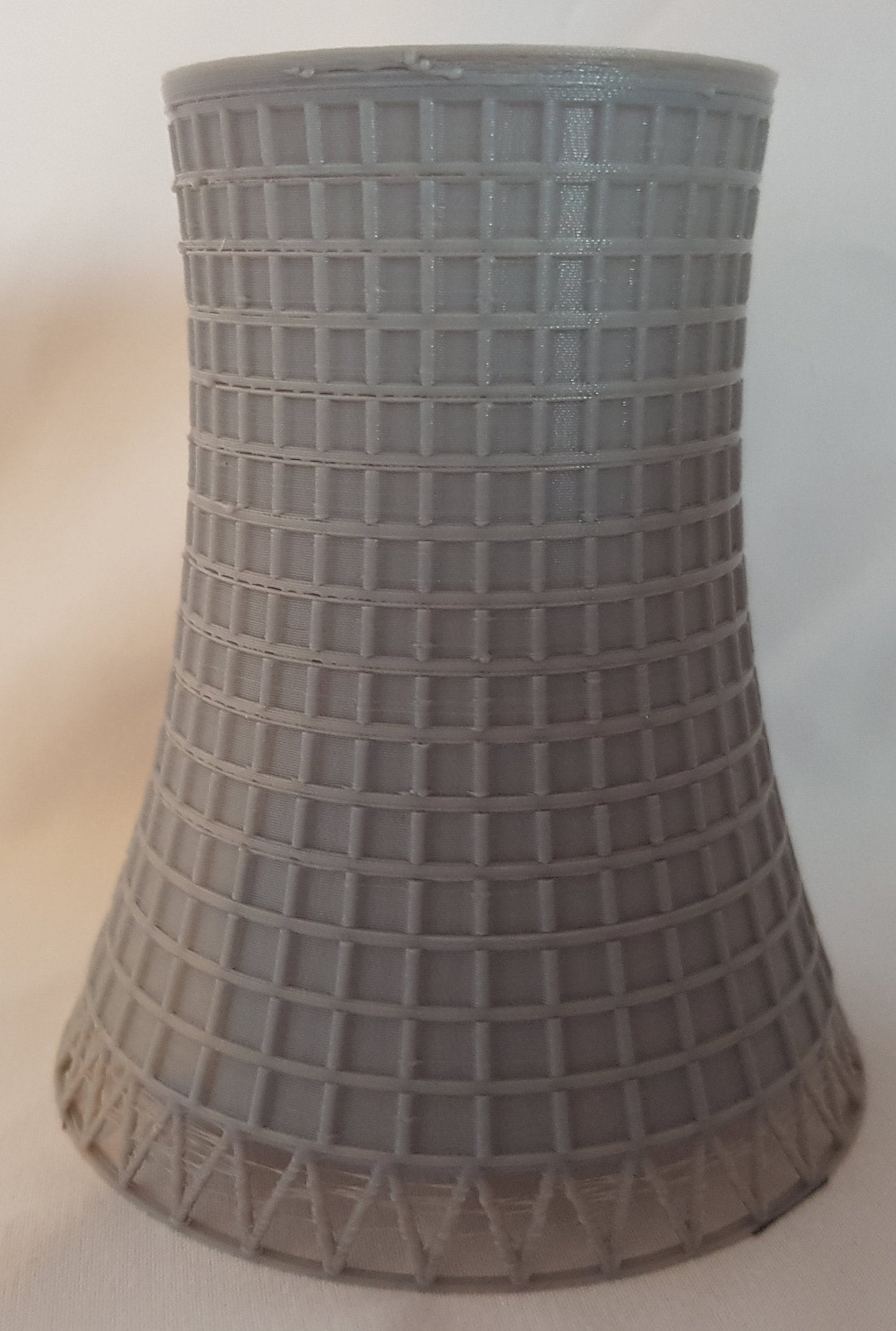 85mm tall 1:2000th Scale Power Station cooling tower 50mm top. 76mm base