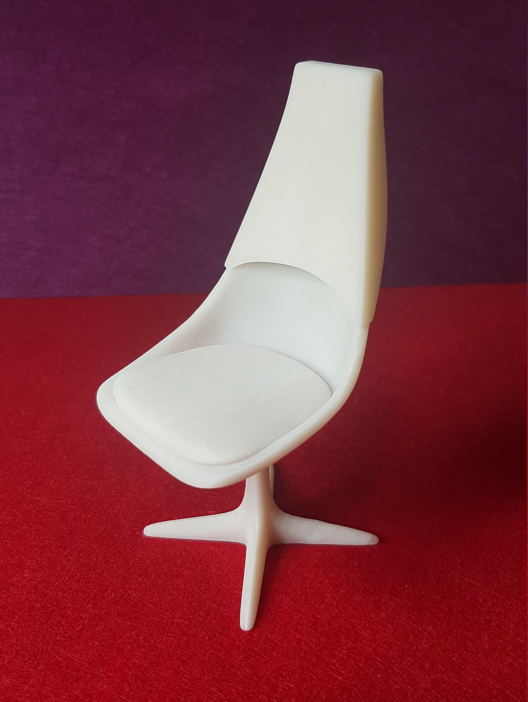 1 10th Scale Spaceship Bridge Chairs. Designed for Diamond Select Figures. 3d Printed Etsy