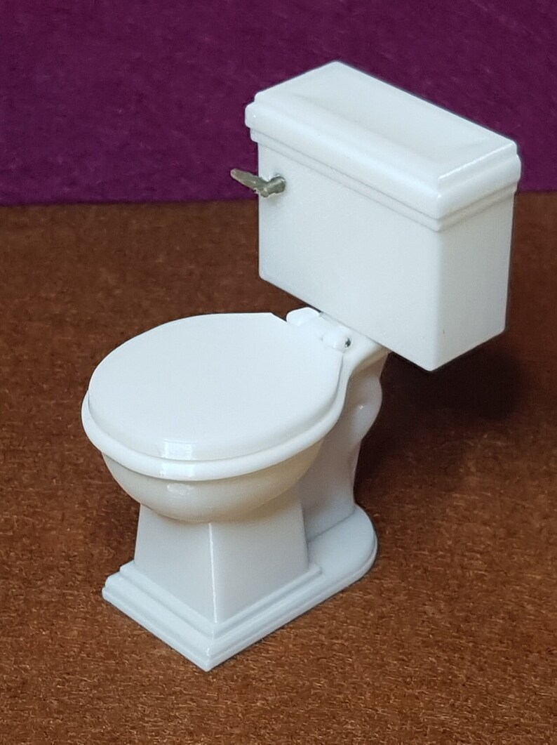 112th Scale Dolls House Toilet. Vintage Style 72mm Tall 39mm Etsy