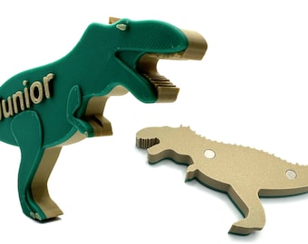 Custom T-rex Dinosaur magnet | Personalized party goodie bag refrigerator | Tyrannosaurus Giganotosaurus | N42 Magnet