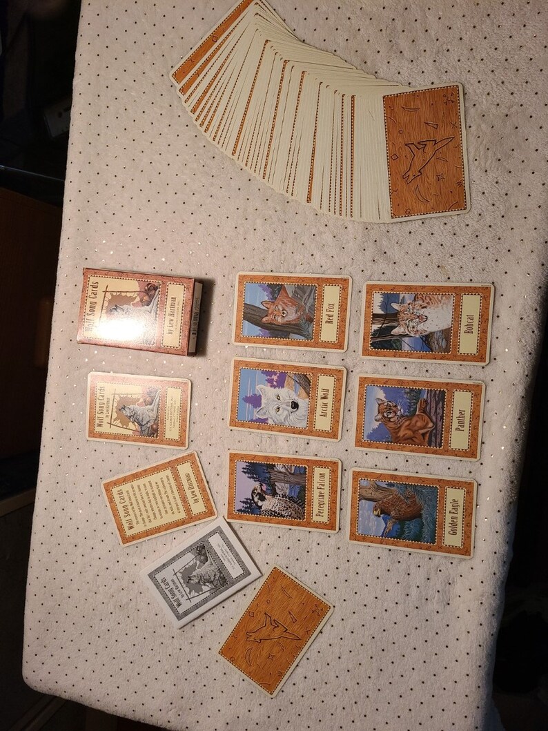 Wolf Song Cards Lew Hartman and Jeannette Spencer VINTAGE 1999! -  www.arslan.av.tr