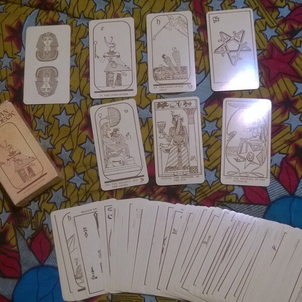 Egyptian Tarot Deck by C. Compe, Stuart R. Kaplan and Giorgio Tavaglione
