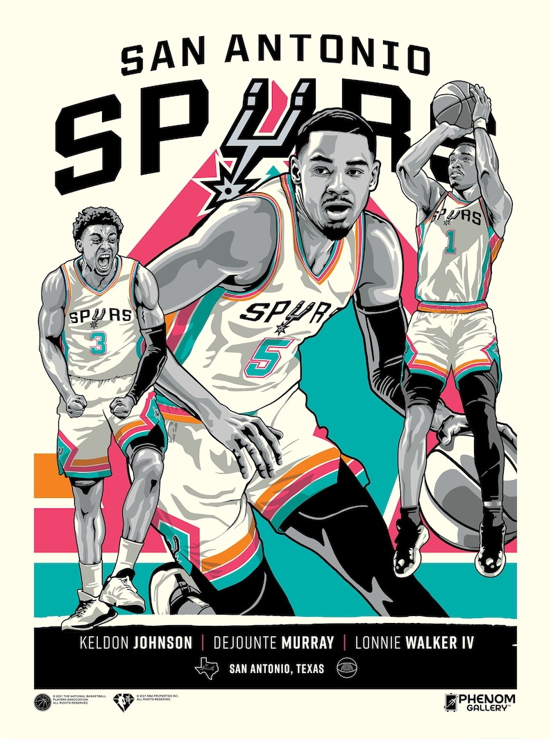 San Antonio Spurs City Edition Poster image 2