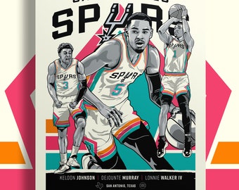 San Antonio Spurs - City Edition Poster