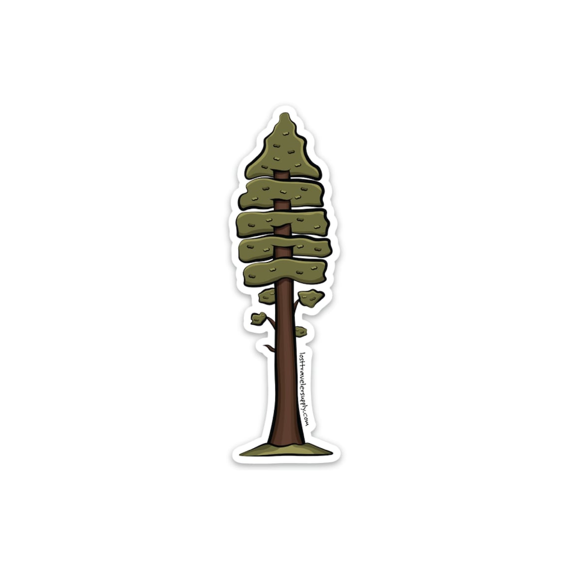 Redwood Tree Sticker Outdoor Stickers Vinyl Sticker Etsy