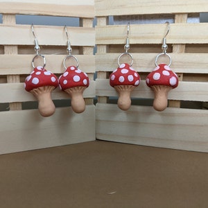 Mushroom Earrings