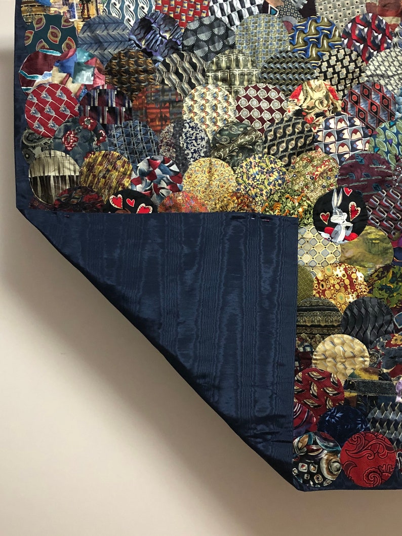 Whimsical Mens Tie Quilt Etsy
