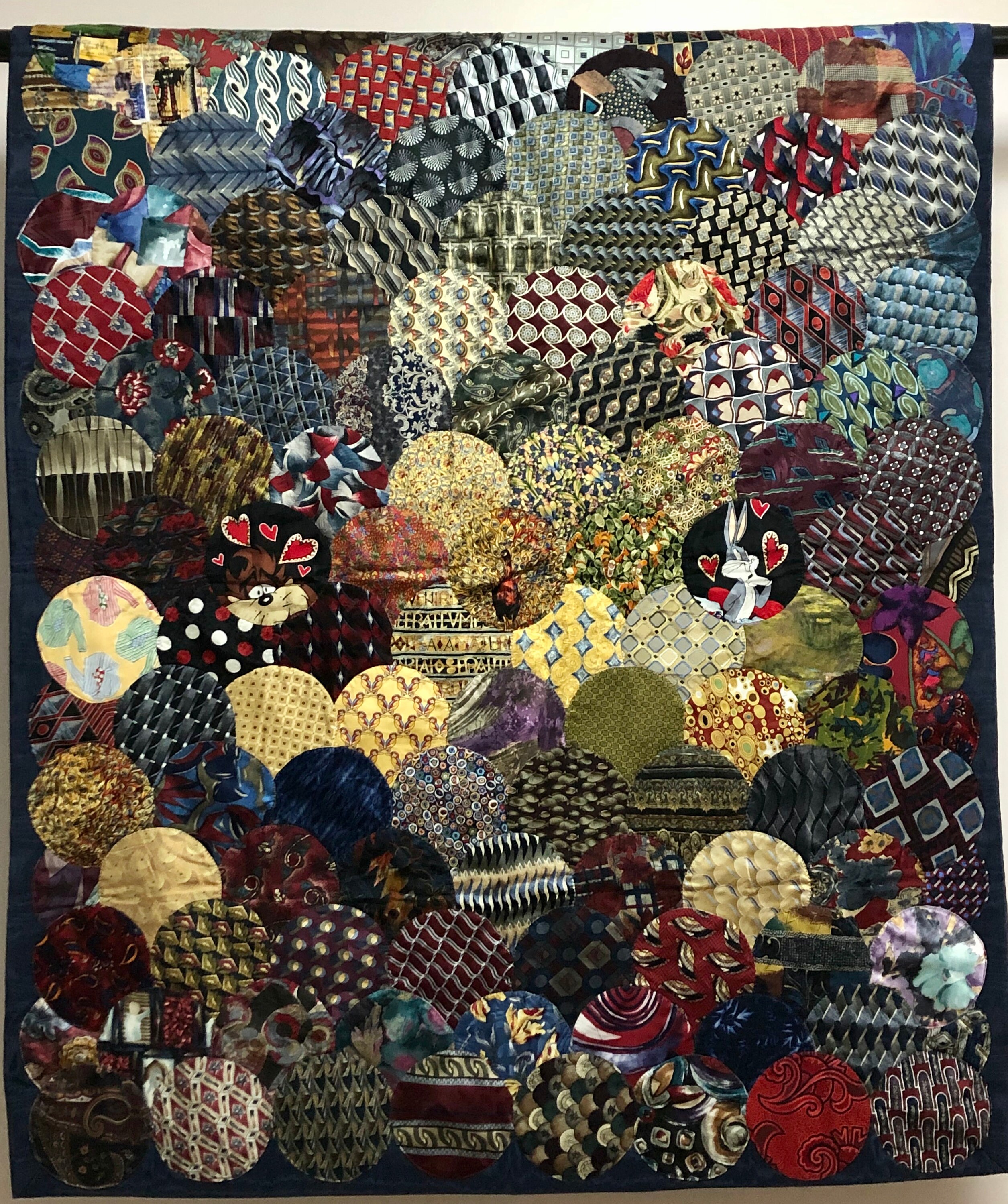 Whimsical Mens Tie Quilt Etsy